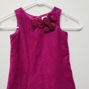 Girls size three t velvet dress